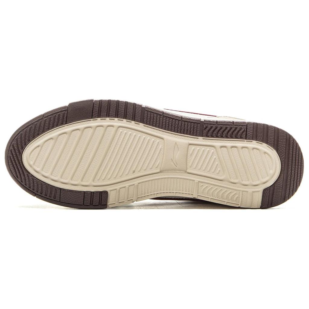 Li Ning Common 80-е MID Износостойкие Дышащие Высокие Скейтбордические Кроссовки Женские AGCV408-3