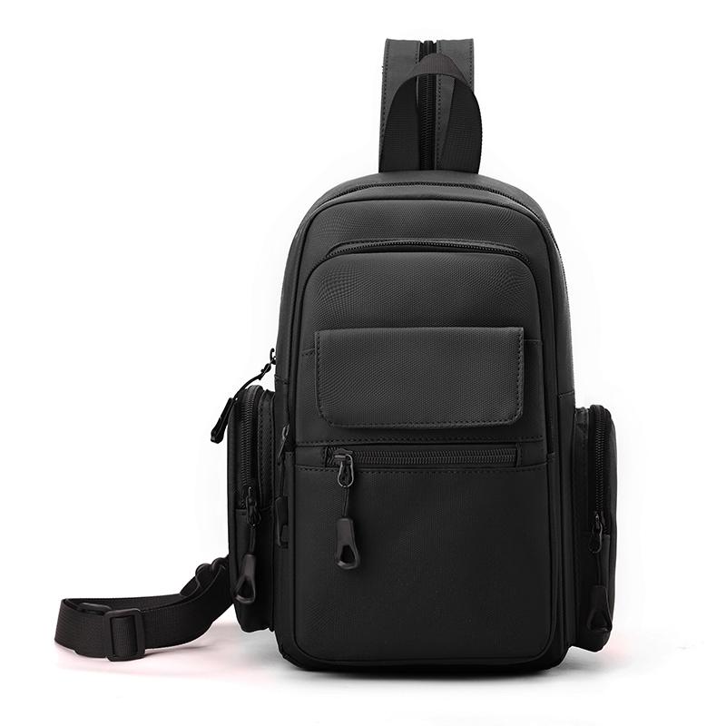 Мужская нагрудная сумка Легкая уличная наплечная сумка Рюкзак для поездок на работу и путешествий