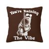 Dangerous Pillowcases Polyester Room Marcus The Worm Meme Cushion Case Creative Decorative Pillow Cover 4545
