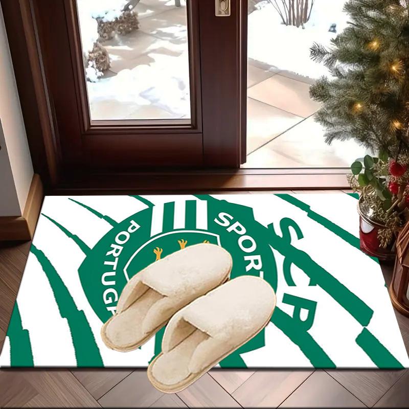 Sporting Cp Crest Emblem Area Rug Office rug, Chair Rug, Decor Carpet Livingroom bedroom Mat, Large Size Fan gifts Christmas gifts