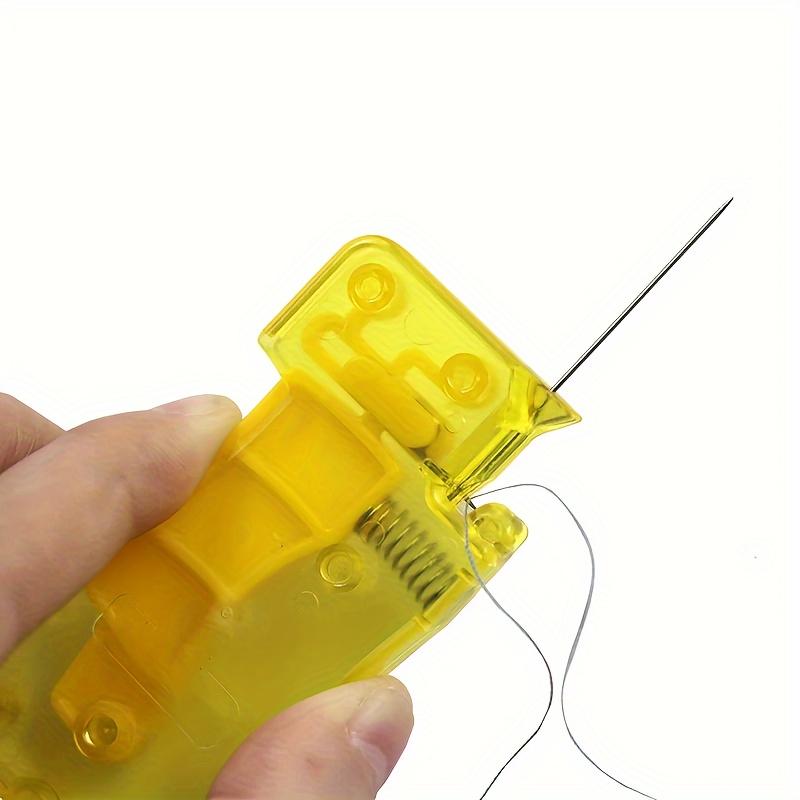 1 шт. Автоматический нитевдеватель для игл DIY Ручной нитевдеватель Ручная машина Вставка стежков Швейное автоматическое устройство для вдевания нити Бытовые инструменты
