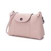 Longchamp Le Pliage Cuir 22 Solid Color Flap Lambskin Shoulder Crossbody Bag Women bags Light-Pink 1061757P53