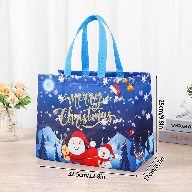 Christmas Gift Bags Large Capacity Gift Bag Wedding Gifts for Guests Christmas Candy Bags Santa Sacks Suministros Navideños