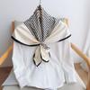 90CM Four Seasons Square Large Square Scarf Luxury Decorative Shirt Professional Headscarf Hairband Sunscreen Headscarf