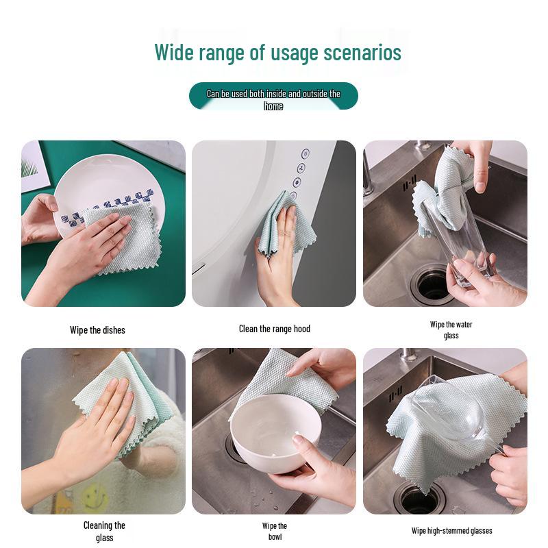 Ткань для чистки рыбьей чешуи – Многоцелевая для посуды, стекла, окон и столов.