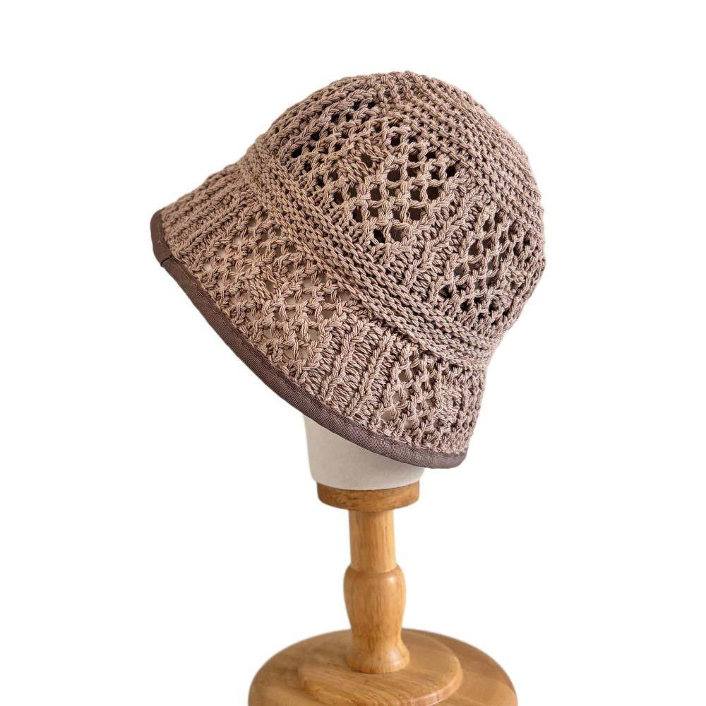Дышащая шляпа-панама с солнцезащитным козырьком, ажурная шляпа от солнца, модная плетеная шляпа-рыбак, лето
