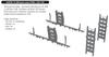 Eduard 1/48 B-26B Bomb Rack (for ICM) Plastic Model Kit Parts EDU6481012 (Airplane)