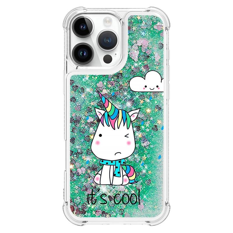 Чехол для i Phone 16 Pro Max на Для Funda iPhone 16 Pro MAX Чехол Блестящий Динамичный Жидкий Чехол Для Apple16 Plus 16ProMax Чехлы Etui