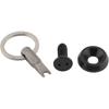 Болт сиденья 1/4"-20 резьба с противоугольным кольцом для Harley Sportster Dyna Softail Touring Road King Electra Glide Street Glide CVO 1996-2024