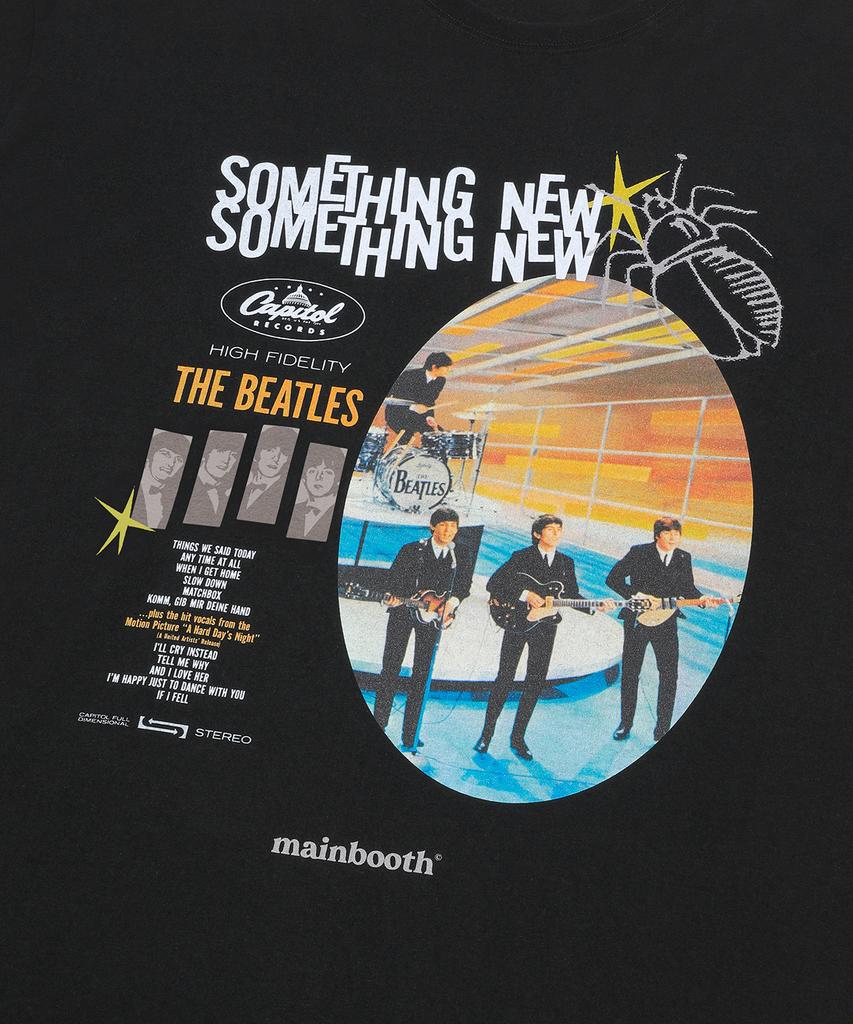 MAINBOOTH [The Beatles] Футболка Something New (черный)