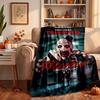 Art the Clown Custom Flannel Blankets Soft Warm Cozy Throws for Home Decor Holiday Gifts