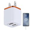 Double Phone Charger USB Wall Charger With Smart Charging Dual Charger Block Cell Phone Wall Chargers Portable & Safe For Phone