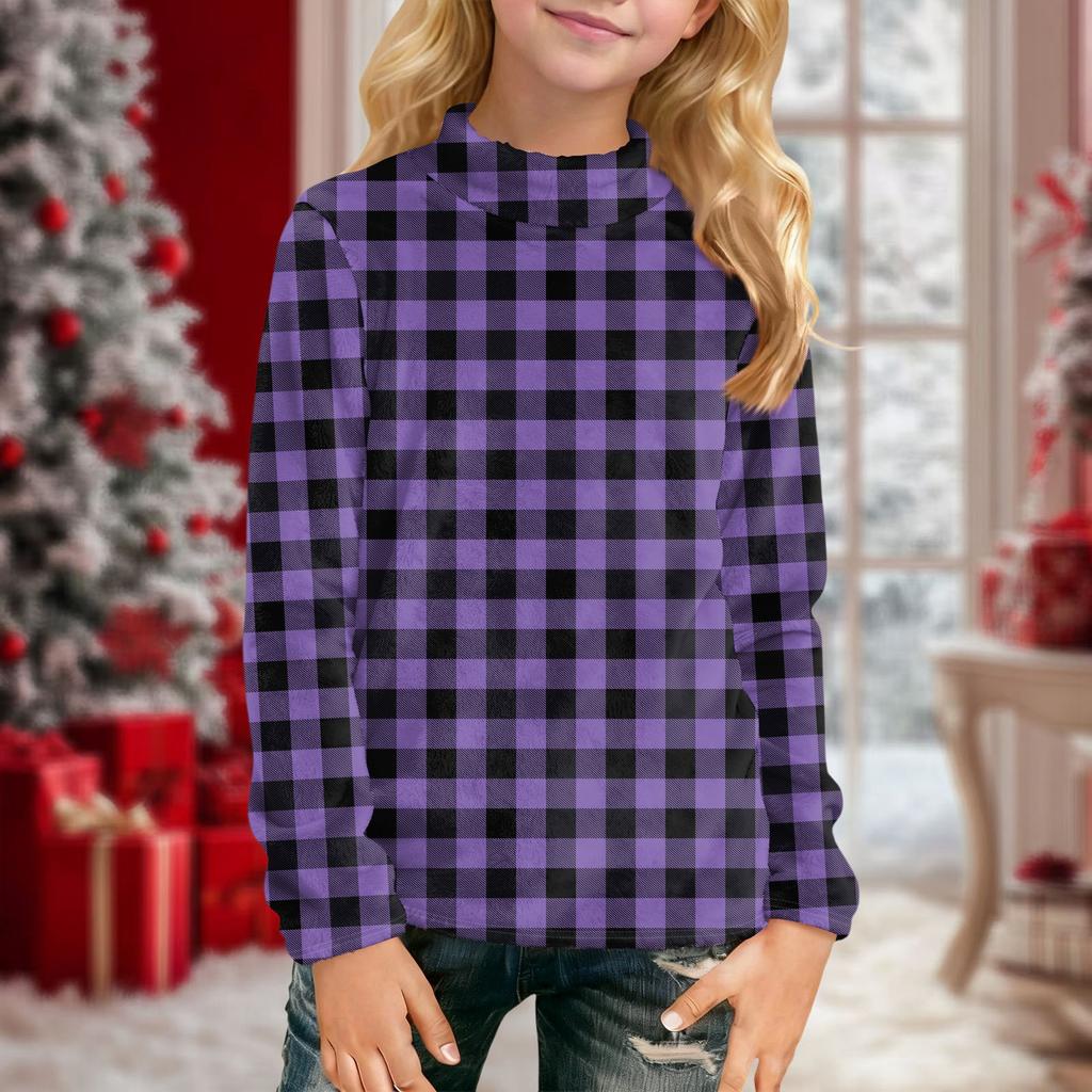 Children's Daily Casual Long-sleeved Printed Tops T-shirt