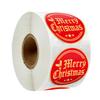 50-500Pcs 1 Inch Golden Font Merry Christmas Sticker Thank You Sticker Seal Label For Envelope Gift Wrapping Stationery Decor