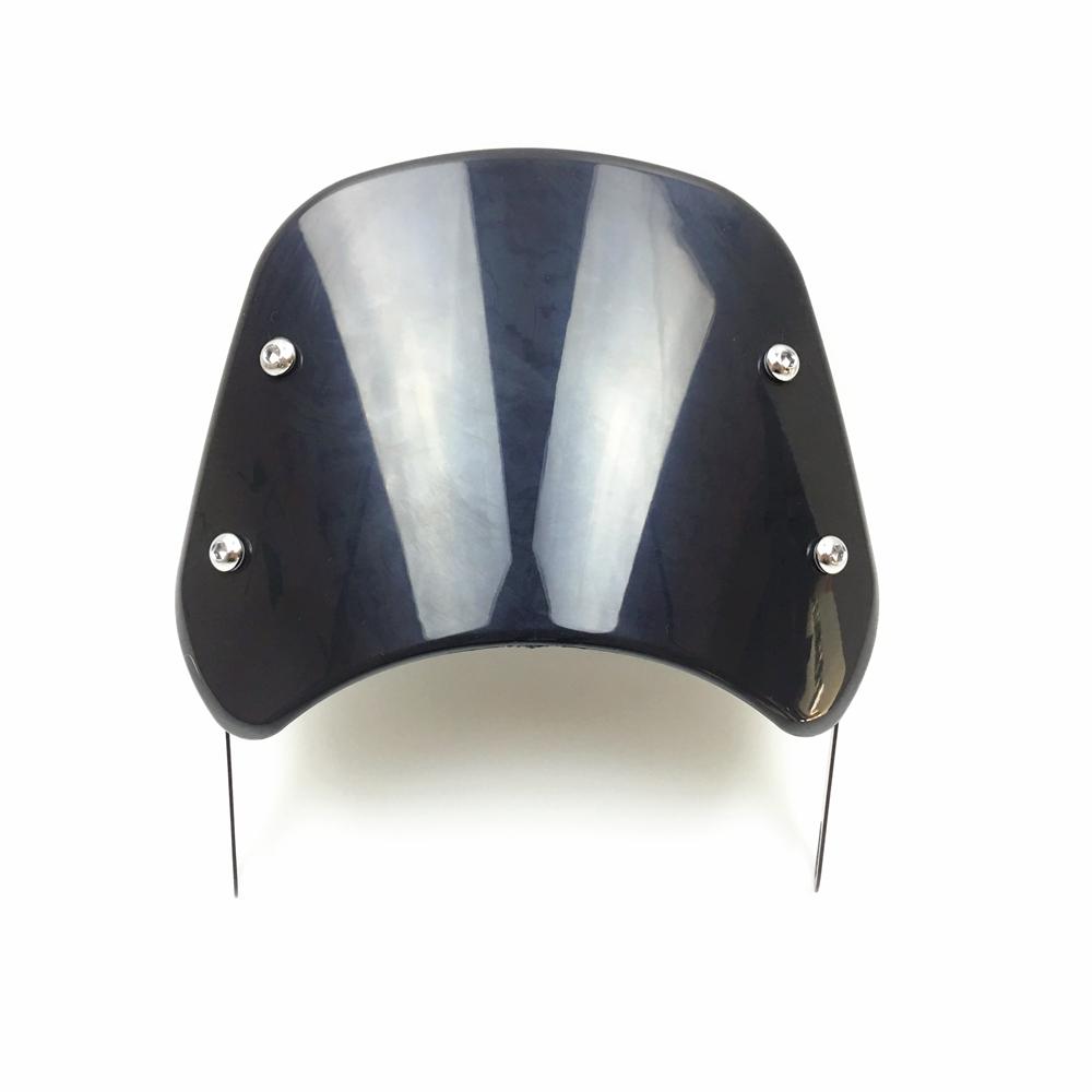 Лобовое стекло мотоцикла, ветровой дефлектор, универсальный для Harley Honda Yamaha Kawasaki Suzuki 6,5 "-9,45"
