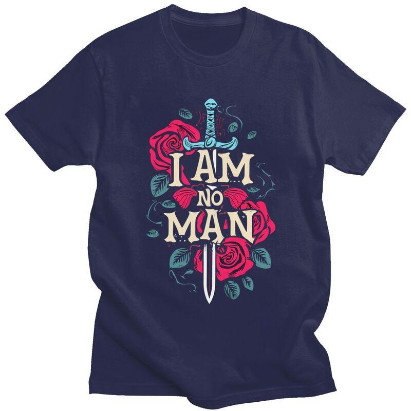 I Am No Man T Shirt for Men Funny Joke Sarcastic Quotes Tshirt Fashion Summer Style Short Sleeve Tee Shirt Clothing