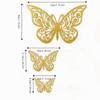 72Pcs Hollow Design Butterfly Wall Stickers Easy Cleaning 3D Butterfly Wall Decor  Wall Decoration