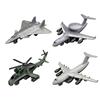 4x 1/60 Scale Pull Back Airplane Model Collectible Gifts Display Ornaments for