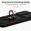 Для Oppo A16/Oppo A16s/Oppo A54s/Oppo A54 (4G)/Оппо А55 (4G)/Oppo A55 5G Бронированный чехол для телефона Защита объектива камеры Металлическое кольцо-подставка Противоударный чехол