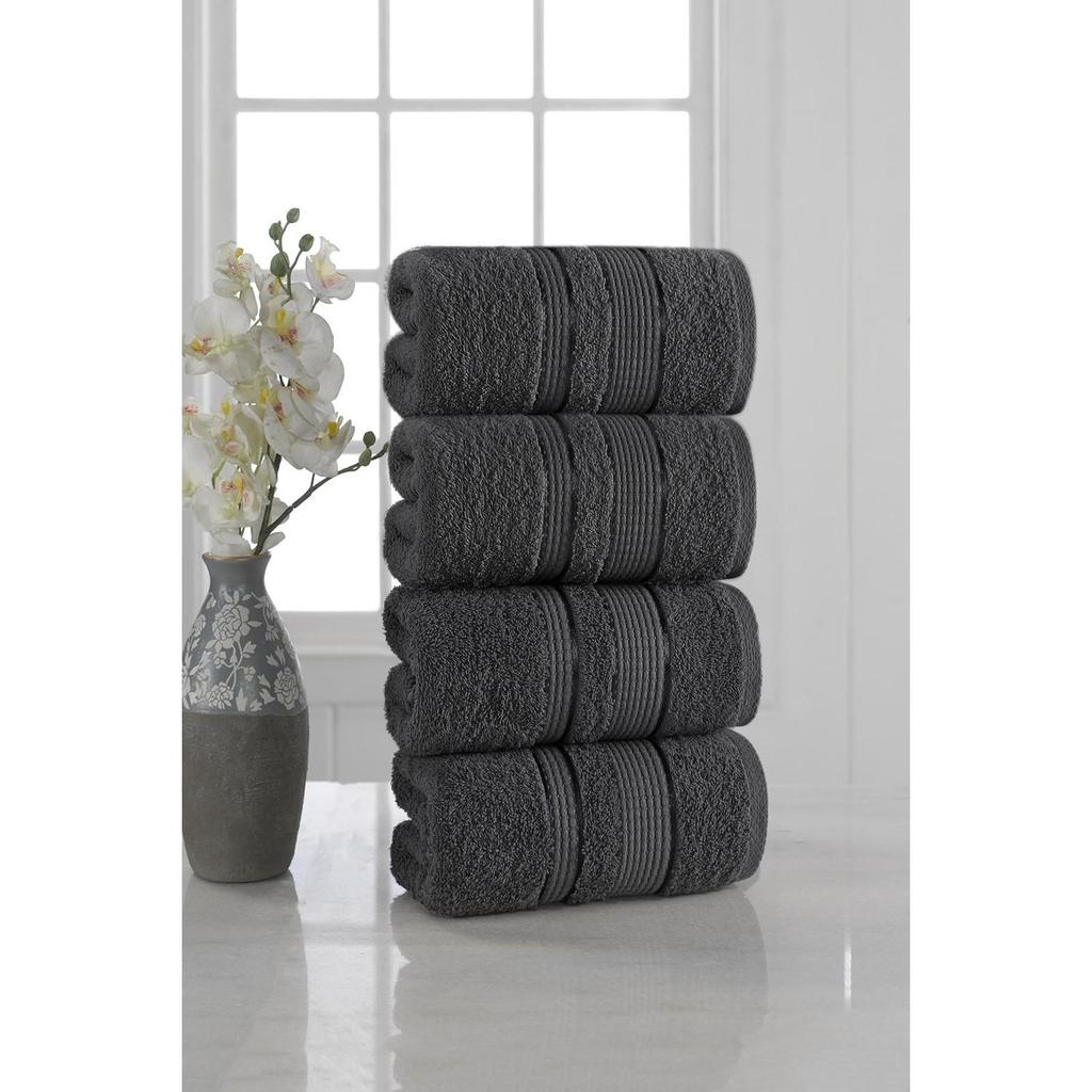 Набор из 4 полотенец Полотенца для рук, лица и тела Полотенца для гостей и дома 50 x 85 см