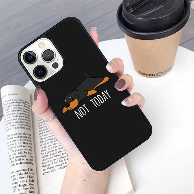 Милый пес ротвейлер Чехол для телефона Cover Для iPhone 17 Air 16 15 14 Plus Для apple 16 11 12 13 Pro Ma coque