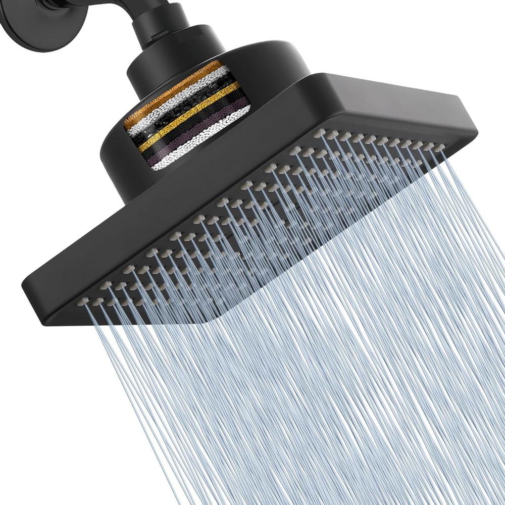 Anti-Clogging Rain Showerhead High Pressure Waterfall Shower Head Rainfall Shower Head Home Use