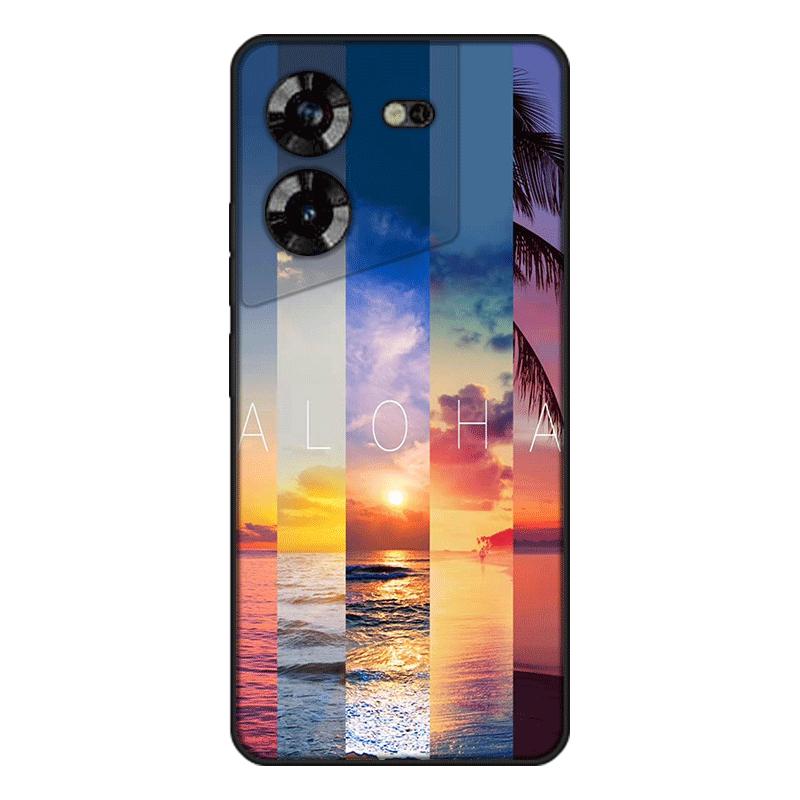 Для мягкого силикона для tecno pova 5 Чехол Окрашенная задняя крышка из ТПУ tecno pova 5 Корпус