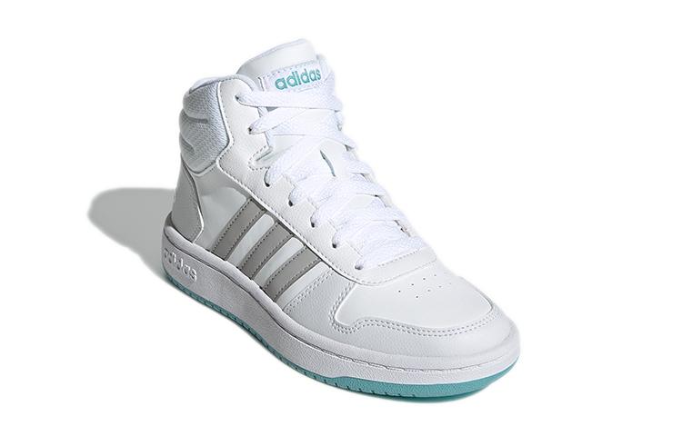 adidas Neo Hoops 2.0 K Удобные Нескользящие Износостойкие Нескользящие Износостойкие Средняя высота GZ7774