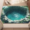 1 шт. анти-усталостные кухонные коврики, фантомный принт, водонепроницаемый нескользящий толстый мягкий кухонный коврик, прочный, удобный стоячий коврик для кухни