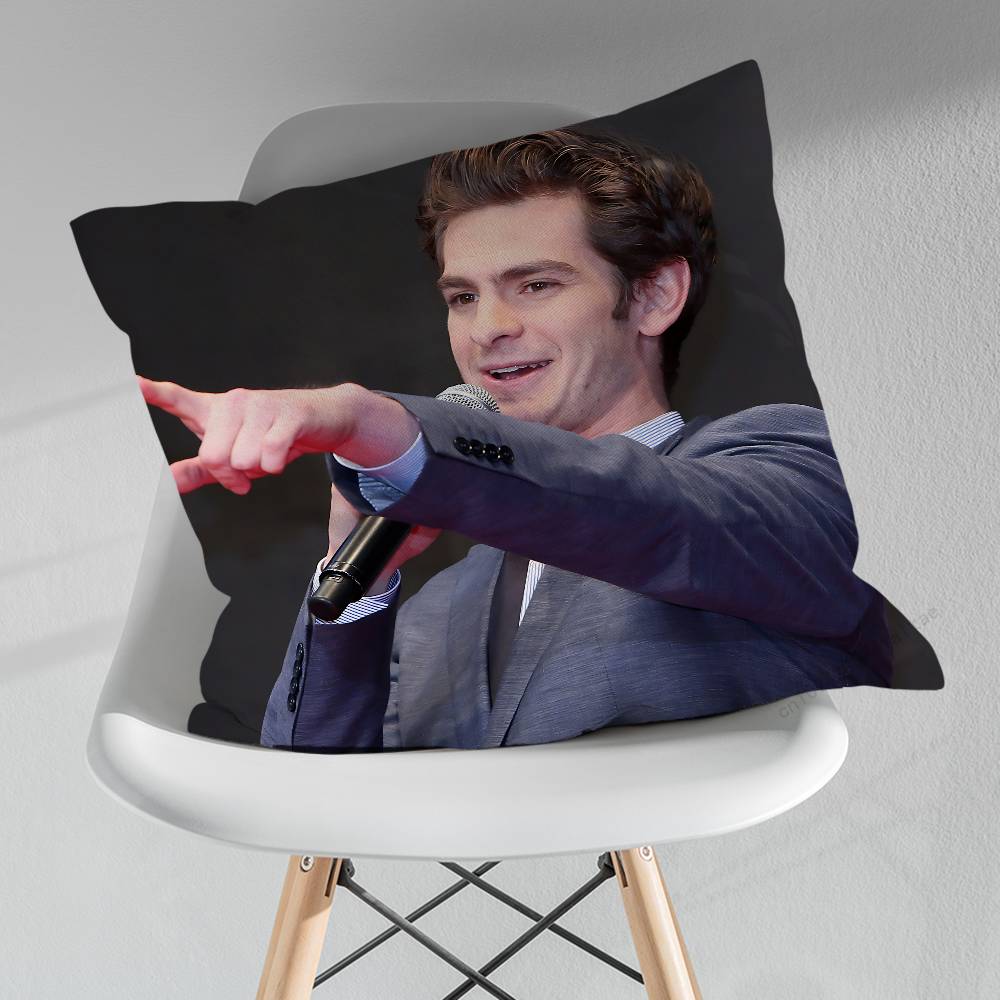 Actor AAndrew GGarfield Pillowcase for Sofa Room Office Decor Printing Merchandise AllMatch Cushion Cover
