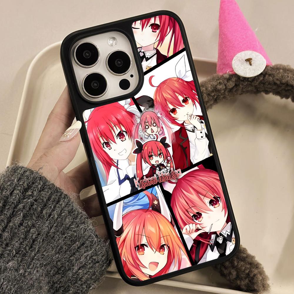Date a Live Котори Ицука Матовая Поверхность Чехол для Мобильного Телефона для iPhone 17 16 15 14 13 12 11 Air Pro Max Plus Цветной Чехол