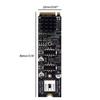 M2 M-key NVME PCIE на 2-портовую карту расширения USB3 10G Высокопроизводительный чип-адаптер ASM3142 с радиатором