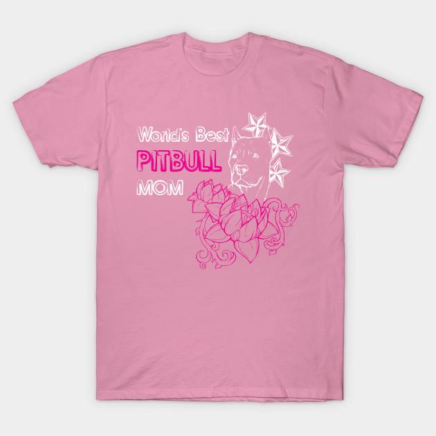 T Shirt Women Worlds Best Pitbull Mom T Shirt Harajuku Print Kawaii Tshirt Summer Short Sleeve Female T-Shirt Top Tee