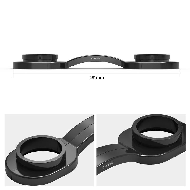 For 2023 2024 Kawasaki KLR 650 KLR650 Front Fork Brace Motorcycle Fork Stabilizer Holder Clamp for Kawasaki KLR 650 2008-2024