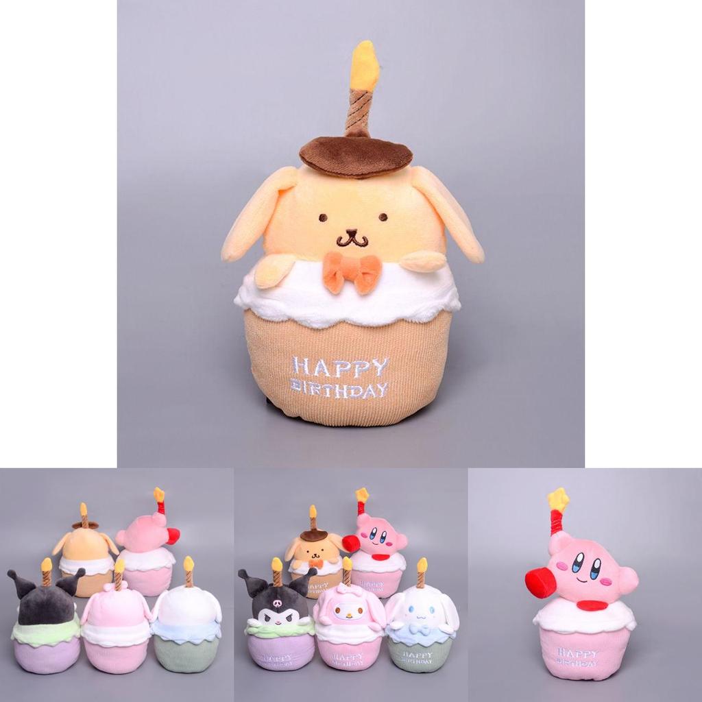 День Рождения Sanrio Торт Плюшевая Игрушка Куроми Для Декора Спальни Мягкая И Очаровательная