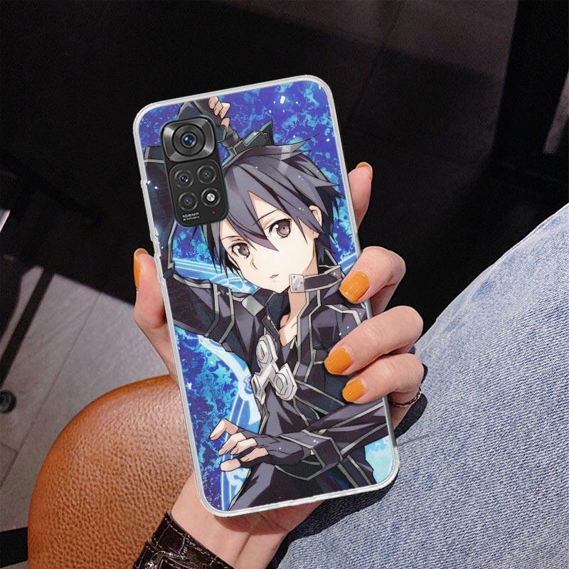 Sword Art Online Anime Phnoe Case for Phnoe Case for Xiaomi Redmi Note 15 14 14S 13 Pro Plus 12 12S 11S 11E 10S 10 11T 5G Unique