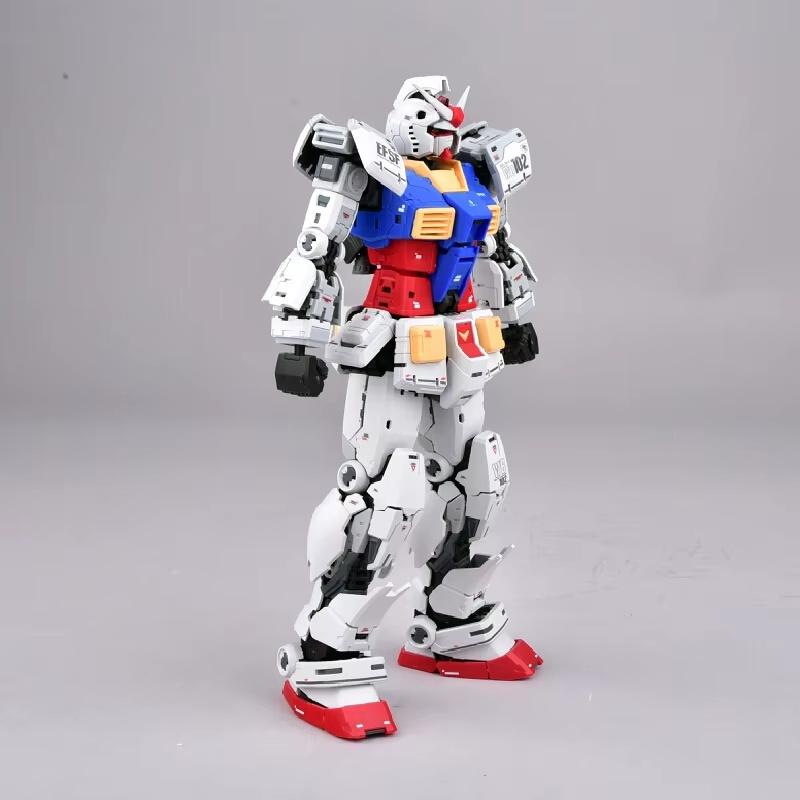 Panda Rg Увеличенная Версия 1/100 Rx-78-2 2.0 Сборная Модель Набор Фигурка Настольное Украшение Подарок Пазл для Мальчиков Коллекционная