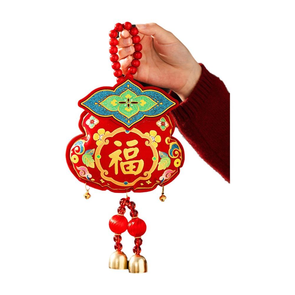 Traditional Lucky Charm Door Hanging Handmade Horse Year Desktop Ornament Entrance Decoration