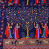 100x145см Этническая печать Характерная хлопковая ткань с изображением коренных народов Для DIY Декора Декоративная ткань для шитья Пэчворка Скатерть