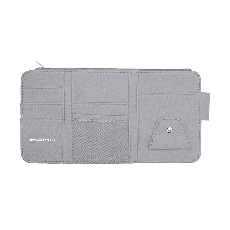 JBCR1 For Mercedes Benz AMG Car Sun Visor Organizer Multi-Pocket Accessories Car Decal W214 W205 W204 W206 W213 W212 W211 W222 W221 W1