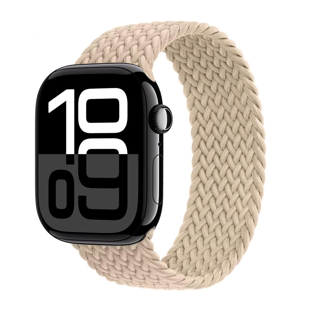 Ремешки Для Apple watch bands 44мм 45мм 40мм 41мм 49мм 46мм 42мм Плетеный Solo Loop Correa браслет iwatch Серии 11 10 9 7 8 SE 6