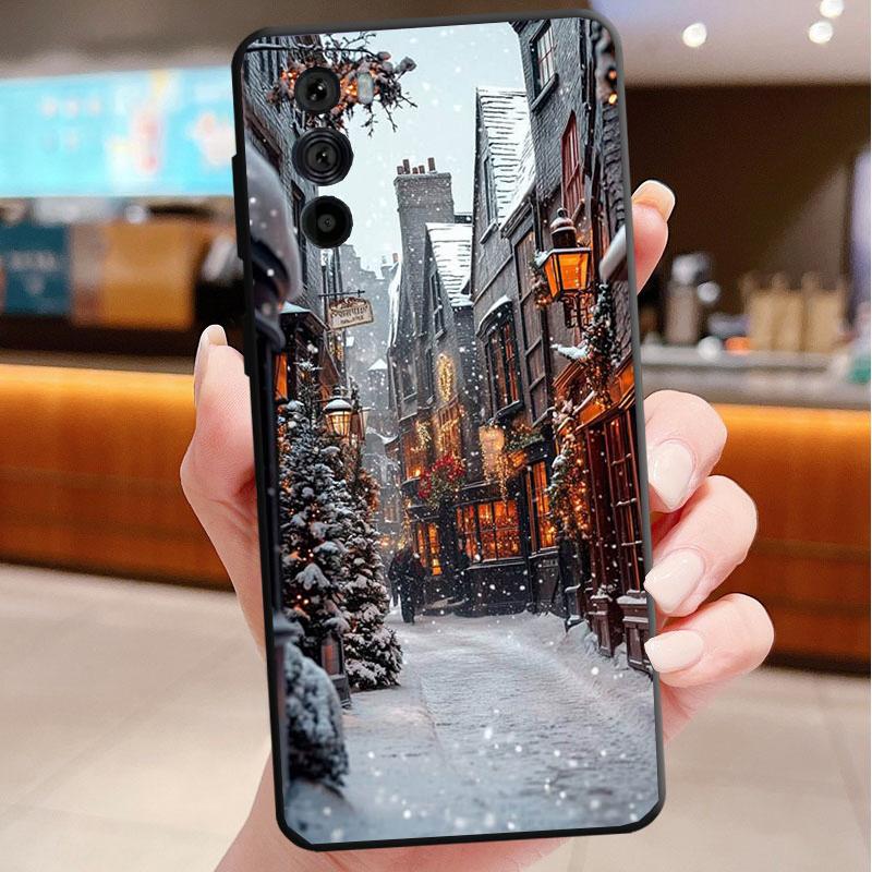 Рождественский Арт Чехол для Телефона для Motorola Edge 50 40 Pro 60 50 40 30 Ultra Neo Fusion Moto G Play G Stylus G Power G