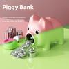 1 Pcs Creative Design Cartoon Piggy Bank Multiple Color Cartoon Transparent Piggy Bank Children Gifts Plastic Save Moneny Toys