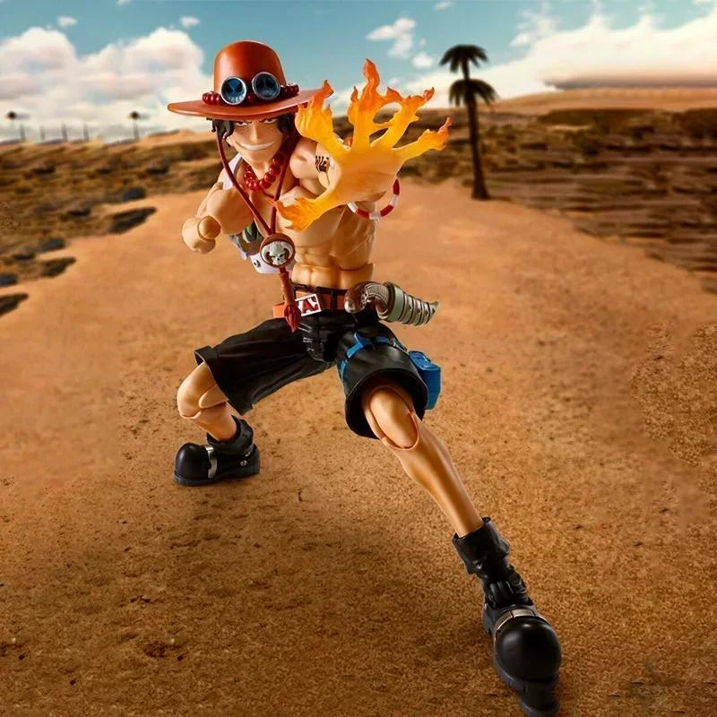 В наличии новый SHF S.H.Figuarts ПОРТГАС.Д.ЭЙС Огненный Кулак Фигурка Готовая Модель Аниме Игрушка-экшен Подарки для детей НАБОР СОЛДАТА