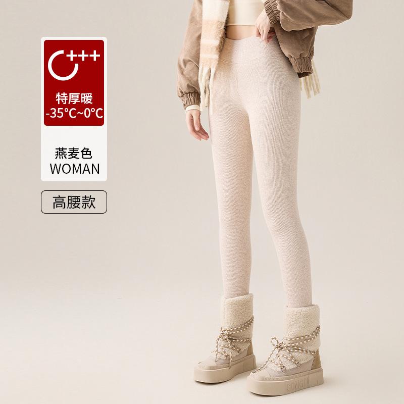 Вельветовые леггинсы большого размера из чистого хлопка для женщин для ношения осенью и зимой, утолщенные термоштаны из овечьей шерсти, очень толстые леггинсы