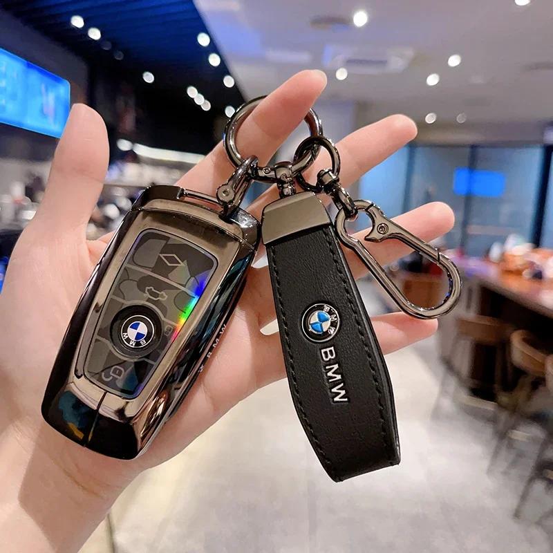BAGC4 Car Sticker New Car Remote Key Cover For BMW 1 2 3 4 5 6 7 Series X1 X3 X4 X5 X6 F36 F25 F26 F30 F34 F10 F07 F20 Z10 Keychain Ac