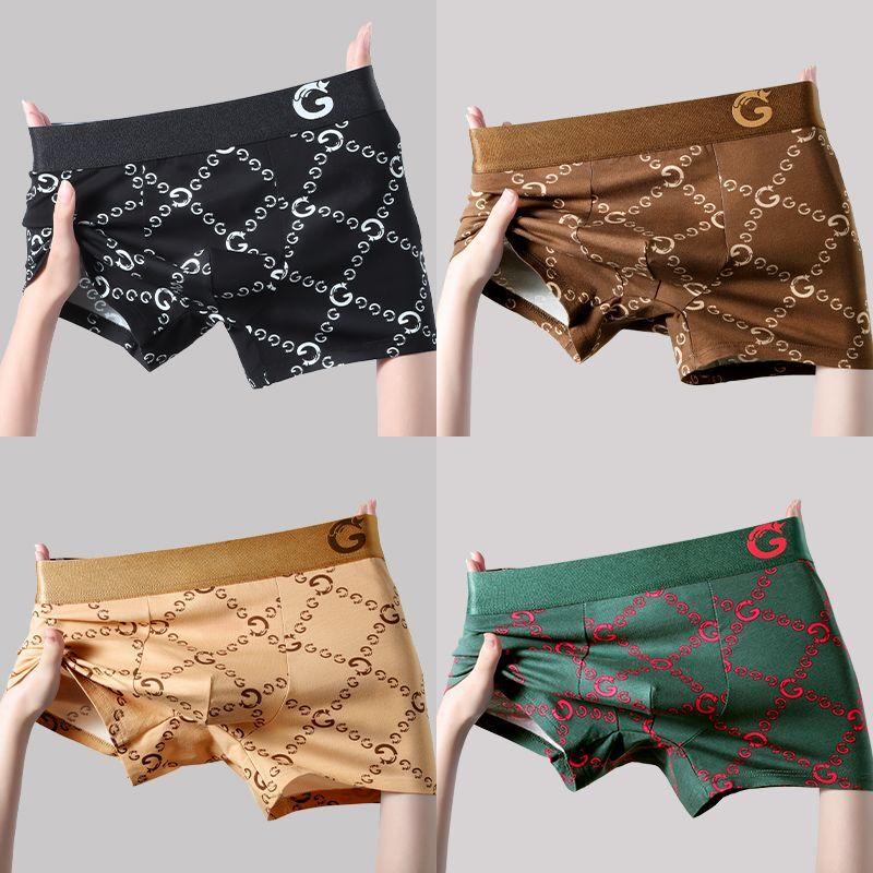 Ya Lu Men's Pure Cotton Boxer Briefs