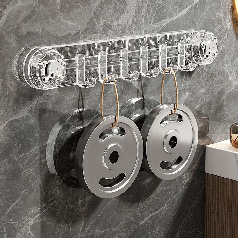 Настенный крючок на присоске, водонепроницаемый рядный крючок для хранения, практичный крючок для хранения мелочей для дома