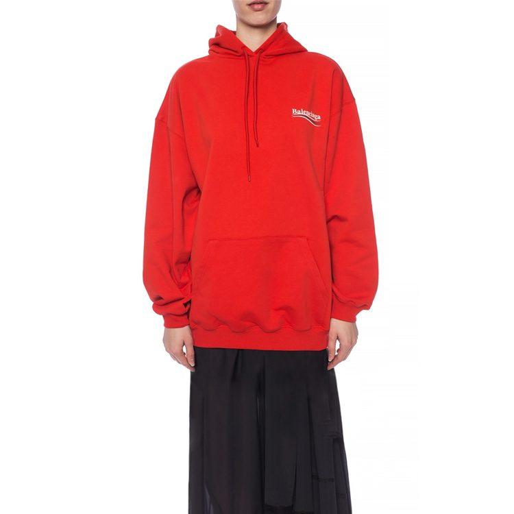 Balenciaga Худи с принтом логотипа кампании 556103TBV146403