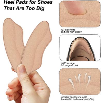 1 пара самоклеящихся пяток для кроссовок на высоком каблуке, облегчение боли, регулируемая наклейка на пятку, протектор